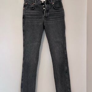 Zara Distressed Black Slim Jeans – Size Small / EUR 38